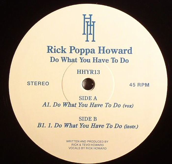 Rick Poppa Howard - Do What You Have to Do (Instrumental)